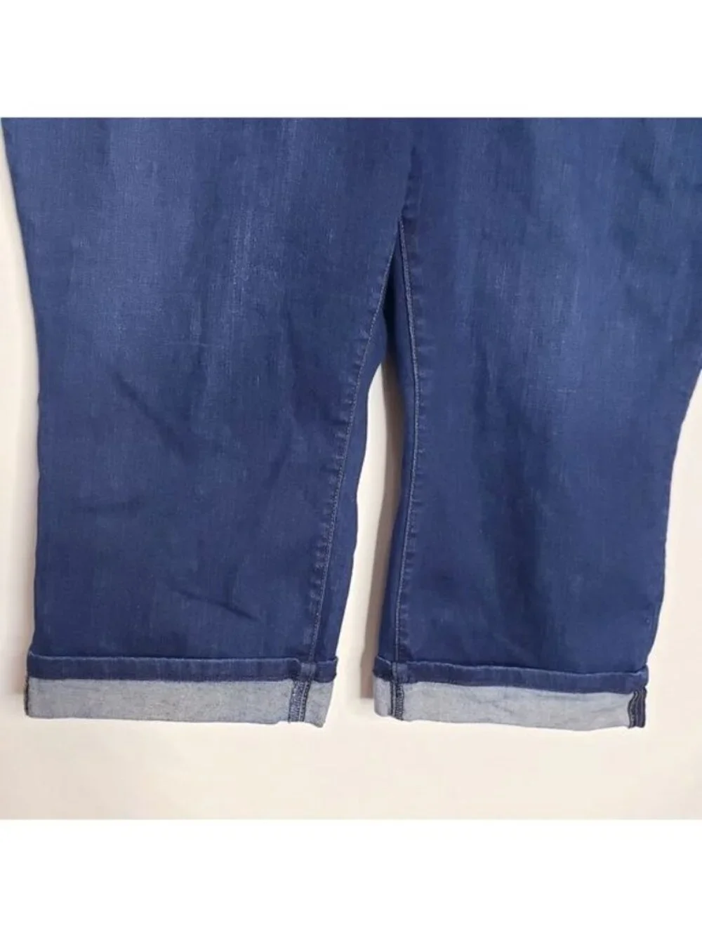 NYDJ Marilyn Crop Jeans Cuffed Denim Pants Women's Size 28W
